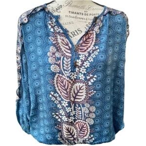 Anthropologie, Maeve Blouson Top